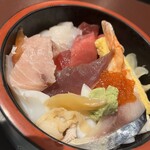 鮨政 - ちらし　具だけ大盛り