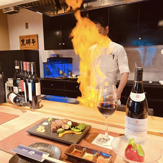 お料理に合う様々なペアリングをお愉しみいただけます。