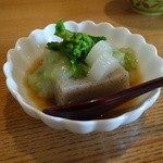 Muku An - 蕎麦豆腐・グリーンピースのソース