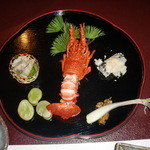 郷土料理の宿　マタエム - チビチビ伊勢海老、チビだけどうまい