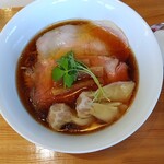 青森中華そば オールウェイズ - 地鶏と豚の醤油（わんたん入り）