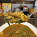 CoCo壱番屋 - ビーフカレー（きのこ、ほうれん草トッピング、3辛）リフトアップ