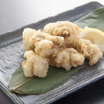 つるのおんがえし - 白肉の天ぷら650円（税別）