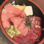 鮨政 - 中トロ赤身丼　具だけ大盛り