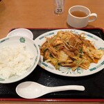 熱烈中華食堂 日高屋 - 料理写真:バクダン炒め定食(小)