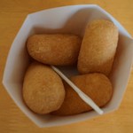 ミスタードーナツ - ”プチぱふきなこ”１００円（2015/3/21）