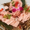 TEJI TOKYO - 国産ブランド豚4種盛り合わせ（芳寿豚・諫美豚・国産豚・プレミアム諫美豚）