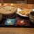玄そば 東風 - 料理写真:海老天せいろ ... 蕎麦は白身がかった色