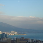 大津サービスエリア 上り線 フードコート - 店内からの琵琶湖の眺め