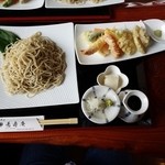 蕎壽庵 - 天麩羅もりそば大盛り（＠1,650円＋税）