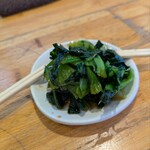 麺 しげ家 - おつまみ青菜
