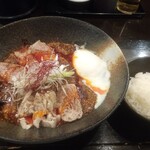 麻婆まぜそば 麻ぜろう - 料理写真:麻婆まぜそば（普通盛り半ライス付き）