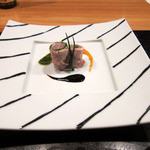 時の宿 すみれ - しきんぼの野菜ロール三種のソースで