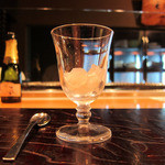 時の宿 すみれ - お口直しのグラニテ　グレープフルーツとカモミール