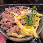 時の宿 すみれ - 牛そぼろのちらし寿司