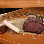 時の宿 すみれ - とも三角のすみれ漬焼き