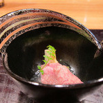 時の宿 すみれ - 千本湯引春ふきと筍のじゃばらみかんジュレ