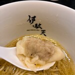 伊駄天 - 限定極みワンタン麺塩