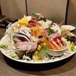 いか太郎 - 刺身盛り合わせ3人前