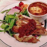 茶屋町 ファクトリーカフェ - チキングリル＆ラザニア☆