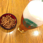 総本家更科堀井 - 揚げそばのおつまみ2015