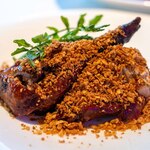 シンガポール・シーフード・リパブリック東京 - 2026.5 クリスピーローストチキン（1,980円）蒜香脆皮鶏