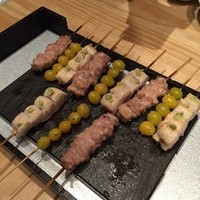 観音坂 鳥幸 - 串三種もり、そのいち
                ささみ、銀杏、胸…だったかと(^^