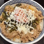 吉野家 - 明太高菜マヨ牛丼