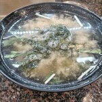 回転寿司 花まる - アオサ味噌汁