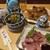 栄太郎 - 料理写真:ポテトチップ ハーフ
どて煮
馬たん炙り￥1200