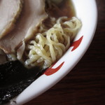 中華そば処 琴平荘 - 麺　アップ！
