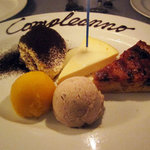 ポンテ・ベッキオ - デザート。Compleanno!＝おめでとう！