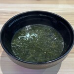 スシロー - あおさと海苔の味噌汁