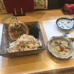 石松　阪奈店 - 毛ガニ  剥いてもらいました。