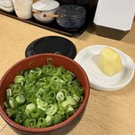 釜揚うどん一紀 - 生姜と葱