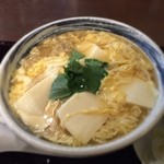 手打ちそば 友庵 - 豆腐かき玉そば¥850