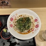 いろり庵きらく - 料理写真:春菊天うどん 冷