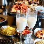 シガン 生サムギョプサル専門店 - シャンパンマッコリ