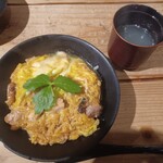 ひないや - ハーフ親子丼（やきとり3本&親子丼セット@1,518円）
