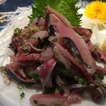 ひろや - 201503  ひろや  ★本日のおすすめ定食（780円）★いわし塩焼（たたき)