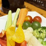 BISTRO Kuu - お通しのバーニャカウダ