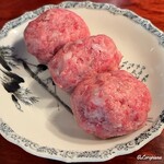 炭火焼肉 福わらひ - 乳幼児の拳大のハンバーグが一人前三個付
