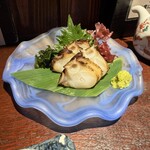 越後一会 十郎 - タコの炙り刺し