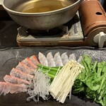 魚菜 由良 - イサキのしゃぶしゃぶ