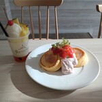幸せのパンケーキ - 料理写真: