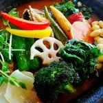 Soup　Curry　SAMURAI. - チキンと20品目の野菜アップ♡