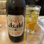 中華園 - まずはビール