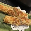 旬菜松はし  - ちくわ納豆揚げ