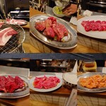 ホルモン焼肉 やまと - コースのお肉
