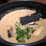 あんぷく - 豚角煮と煮玉子のゴマだれつけうどん　900円